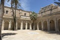 Courtyard of the cathedral in Almeria, Andalusia, Spain Royalty Free Stock Photo