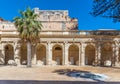 Courtyard of the cathedral of Almeria in Spain Royalty Free Stock Photo