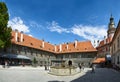 Courtyard of Cesky Krumlov Castle, South Bohemia