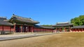 Courtyard of Changdeokgung Palace, one of the Five Grand Palaces in Korea