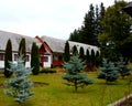 Courtyard of Cheia Monastery, Prahova