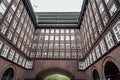The courtyard of Chilehaus building in Hamburg