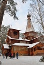 The courtyard of the Church of the Kazan icon