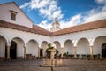 Courtyard in city of Sucre, Bolivia