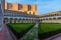 courtyard of the convent of San Domenico in Perugia, Italy