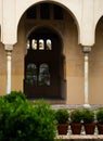 Courtyard of Dar al-Horra Palace (Palacio de Dar al-Horra) .
