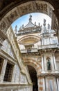 Courtyard of Doge`s Palace or Palazzo Ducale, Venice, Italy Royalty Free Stock Photo