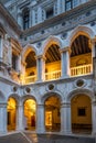 Courtyard of Doge`s Palace or Palazzo Ducale in Venice Royalty Free Stock Photo