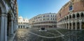 Courtyard of the Doge& x27;s Palace in Venice, Italy Royalty Free Stock Photo