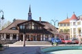 Courtyard of Europe square in KomÃÂ¡rno Royalty Free Stock Photo