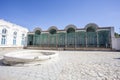 Courtyard and exterior / facade of Mohihosa, Emir`s palace in Bukhara, Uzbekistan