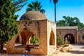 Courtyard and garden at Ayia Napa monastery. Cyprus Royalty Free Stock Photo