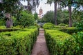 Courtyard garden of Viana Palace in Cordoba, Andalusia, Spain Royalty Free Stock Photo