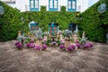 Courtyard garden of Viana Palace in Cordoba, Andalusia, Spain Royalty Free Stock Photo