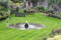 Courtyard garden Windsor Castle near London, England Royalty Free Stock Photo