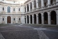 Courtyard of Giacomo della Porta in Rome, Italy Royalty Free Stock Photo