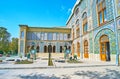 The courtyard of Golestan Palace, Tehran Royalty Free Stock Photo