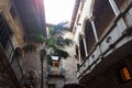 Courtyard in Gothic Quarter of Barcelona Royalty Free Stock Photo