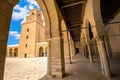 Courtyard of Great Mosque of Kairouan. Tunisia, North Africa Royalty Free Stock Photo