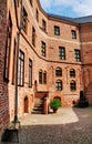 Courtyard of Gripsholm Castle, Sweden; Royalty Free Stock Photo