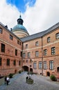 Courtyard of Gripsholm Castle, Sweden; Royalty Free Stock Photo