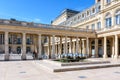 The court of Honor of the Palais-Royal in Paris, France Royalty Free Stock Photo