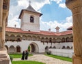 Courtyard of Horezu Monastery - Romania