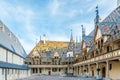 Courtyard of Hospices de Beaune Royalty Free Stock Photo