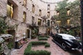 Courtyard installations at Dali Theatre and Museum, Spain