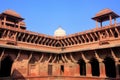Courtyard of Jahangiri Mahal in Agra Fort, Uttar Pradesh, India