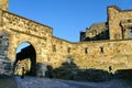 Courtyard just inside Edinburgh Castle, Scotland