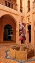 Courtyard of the Kasbah in Chefchaouen, Morocco