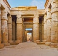 The courtyard of the Khonsu Temple