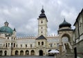 Courtyard of Krasiczyn Castle near Przemysl, Poland