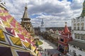 The courtyard of the Kremlin in Izmailovo, Moscow.