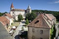 Courtyard of Krivoklat Castle, Czech Republic Royalty Free Stock Photo