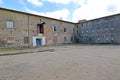 Courtyard of the Labiau Order Castle, 13th century. Polessk, Kaliningrad region Royalty Free Stock Photo