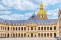 Courtyard of Les Invalides hotel .