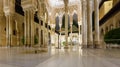 Courtyard of the Lions(Patio de los Leones) in night time, Alhambra