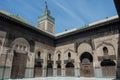 Courtyard of the Madrasa Bou Inania in Fez, Morocco, Africa