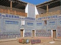 Courtyard madrassah in Khiva, Uzbekistan