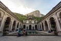 Courtyard of the mansion of Parque Lage in Rio de Janeiro Royalty Free Stock Photo