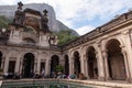 Courtyard of the mansion of Parque Lage in Rio de Janeiro, Brazil Royalty Free Stock Photo