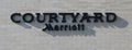 Courtyard Marriott logo in Brno Royalty Free Stock Photo