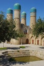 The courtyard of the mausoleum Chashma Ayub and source of holy Job in Bukhara