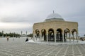 The courtyard of the Mausoleum of Habib Bourguiba in Monastir