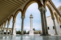 The courtyard of the Mausoleum of Habib Bourguiba in Monastir