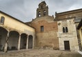 Courtyard of the medieval monastery of Santa Clara.