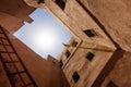 Courtyard in a Middle Eastern fort Royalty Free Stock Photo