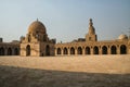 Courtyard, minaret and ablution fountain (sabil) of the Ibn Tulun Mosque (Cairo, Egypt)